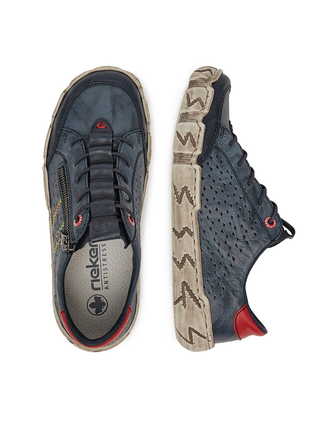 Rieker Halbschuhe Rieker L0357-12 Dunkelblau