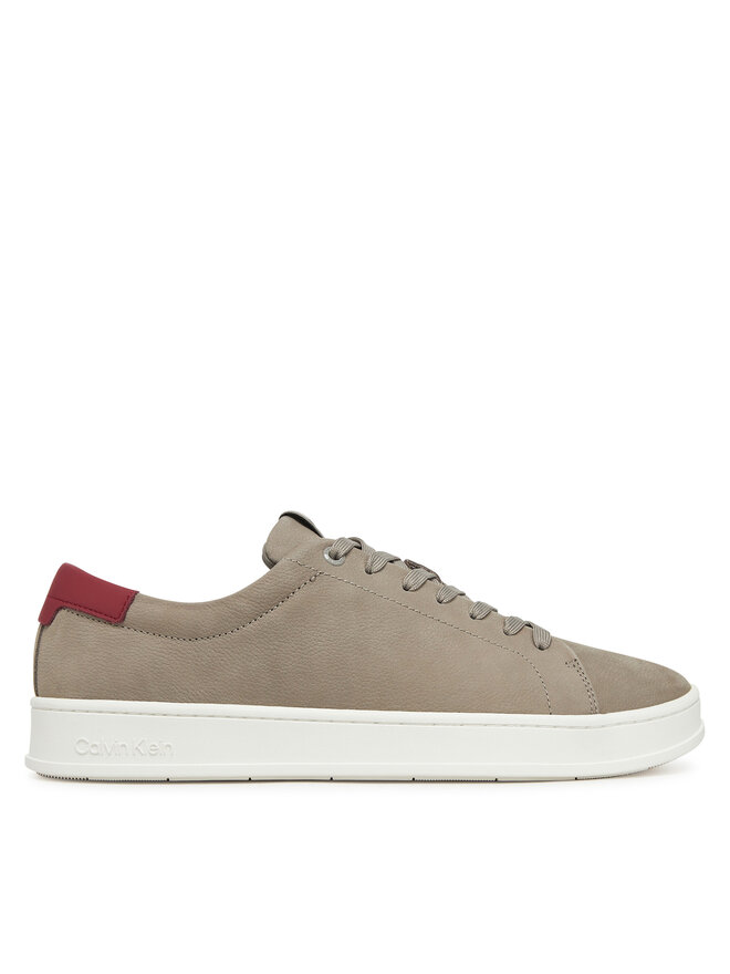 Calvin Klein Sneakersy Calvin Klein Low Top Lace Up Nu HM0HM01758 Sivá