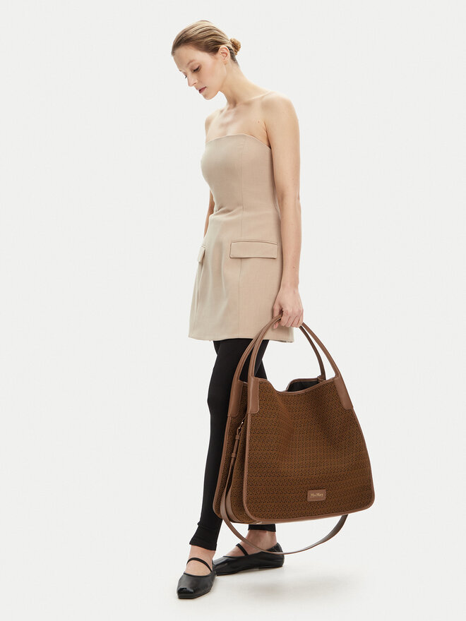 Max Mara Beachwear Ročna torba Max Mara Beachwear 2516511039650 Rjava