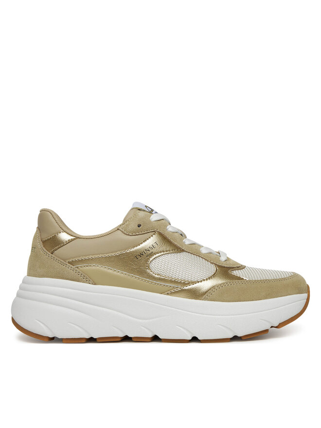TWINSET Sneakersy TWINSET 251TCP02E Złoty