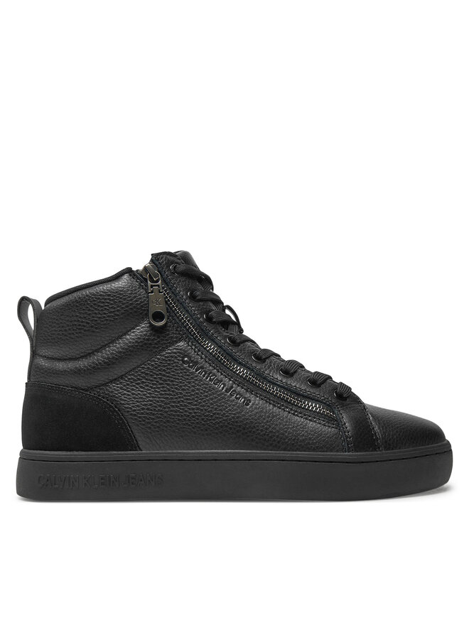 Calvin Klein Jeans Sneakersy Calvin Klein Jeans Classic Cupsole Zip Mid In YM0YM01156 Czarny