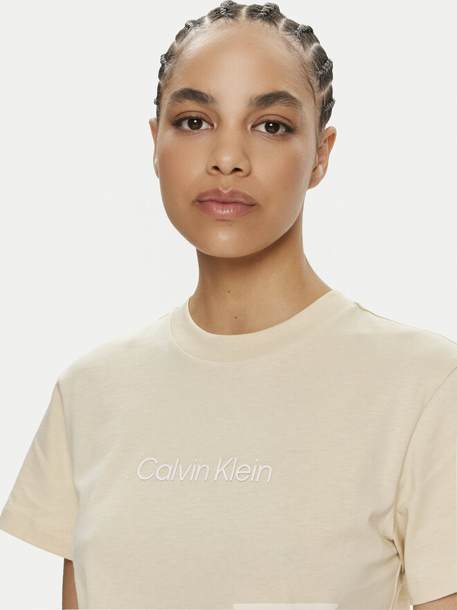 Calvin Klein Calvin Klein Футболка Hero Logo K20K205448 Бежевий Regular Fit