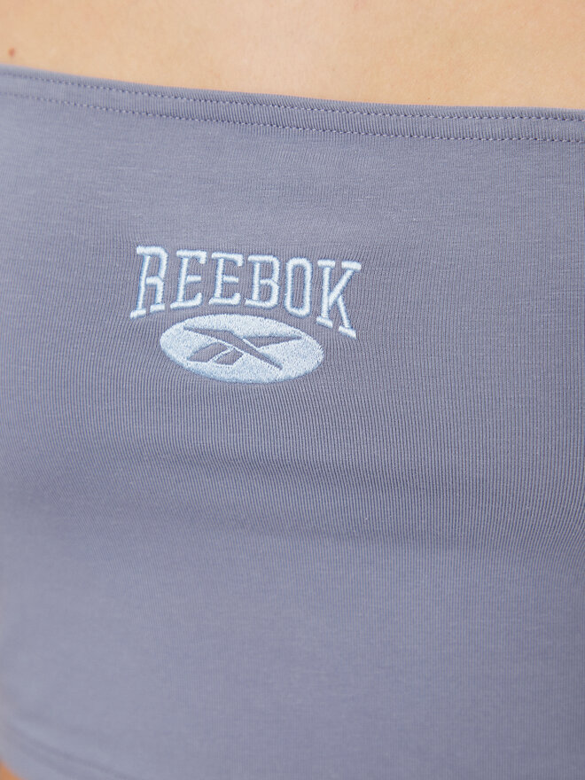 Reebok Reebok Топ Archive Essentials IL6287 Голубий Fitted Fit