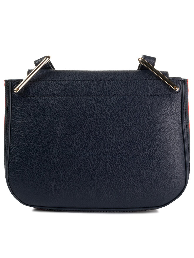 Tommy Hilfiger Handtasche Tommy Hilfiger Th Core Saddle Bag Corp AW0AW07509 Dunkelblau