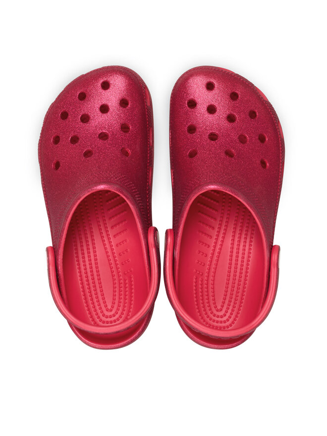 Crocs Шльопанці Crocs Classic Glitter Clog 205942 Рожевий