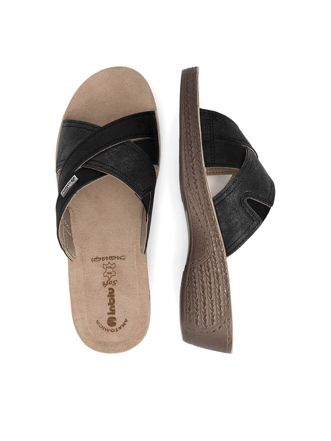 Inblu Pantoletten Inblu GL170100 Schwarz