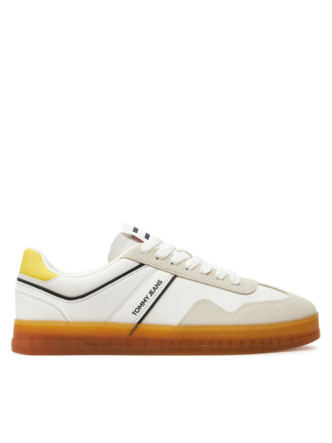 Tommy Jeans Сникърси Tommy Jeans Tjm Leather Retro Cupsole EM0EM01414 Екрю
