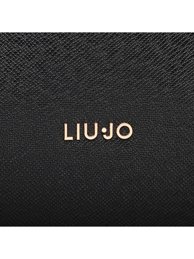 Liu Jo Τσάντα Liu Jo M Satchel Double AXX010 E0087 Μαύρο