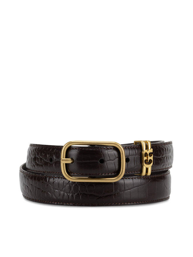 Gino Rossi Cinturón para mujer Gino Rossi BLYL24001-2 CR Marrón