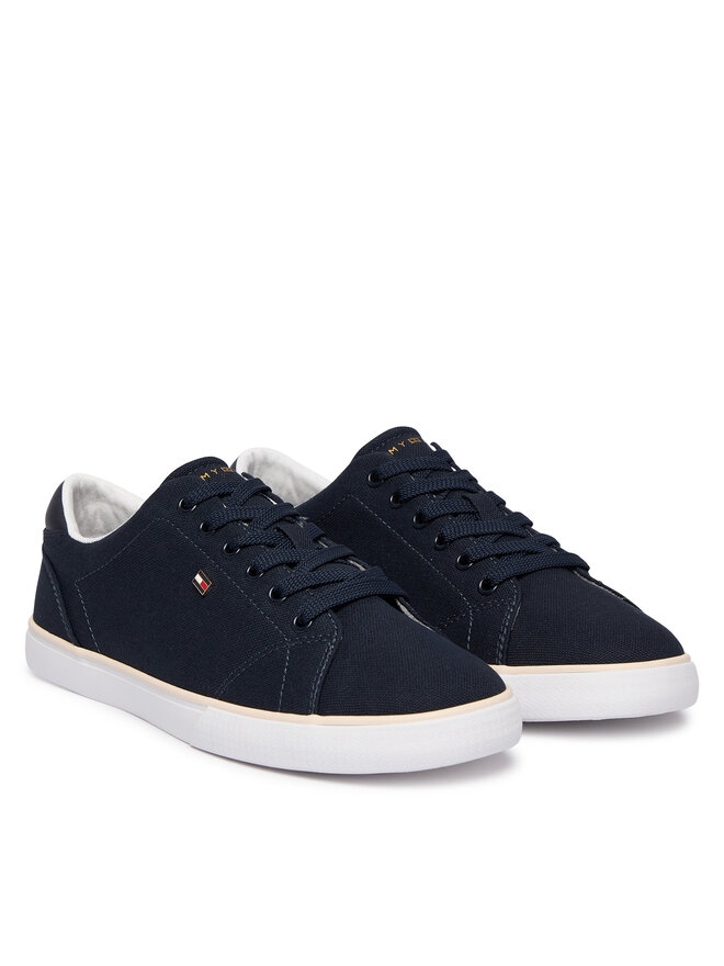 Tommy Hilfiger Sneakers Tommy Hilfiger Th Low Profile Vulc Canvas FW0FW09102 Dunkelblau