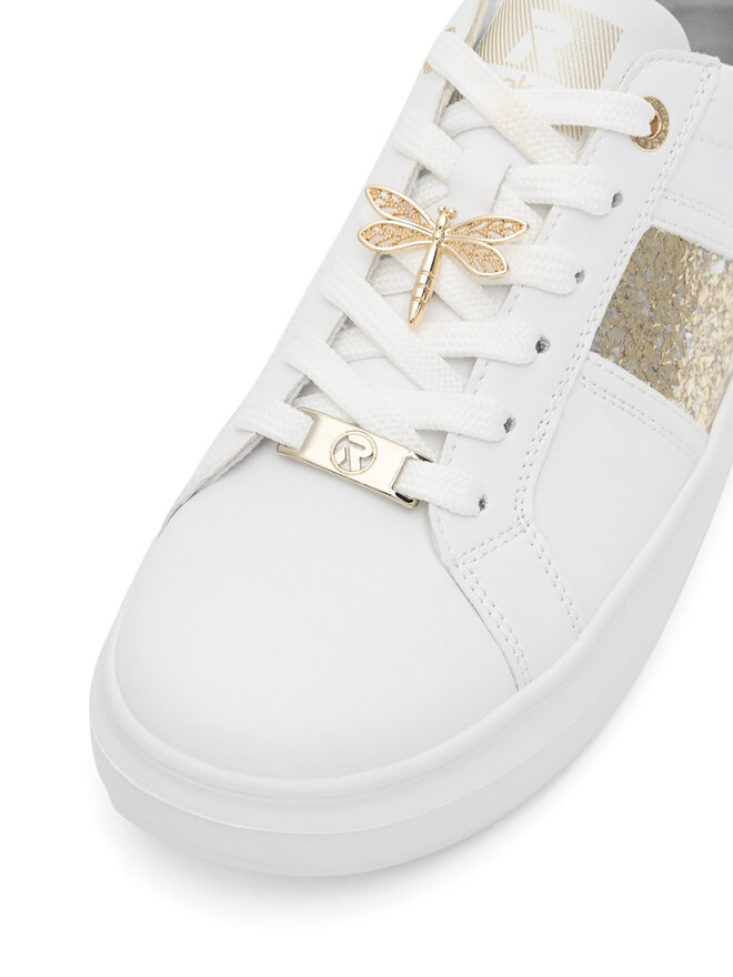Rieker Revolution Lifestyle Sneakersy Rieker Revolution Lifestyle W1202-82 Biały