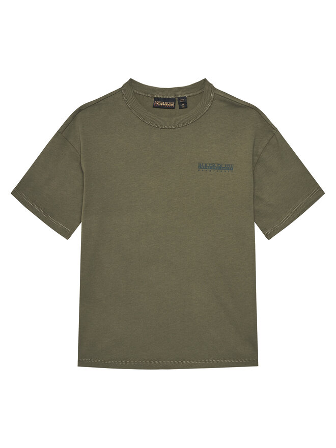 Napapijri Napapijri Camiseta S-Ahr NP0A88ZO M Verde Regular Fit
