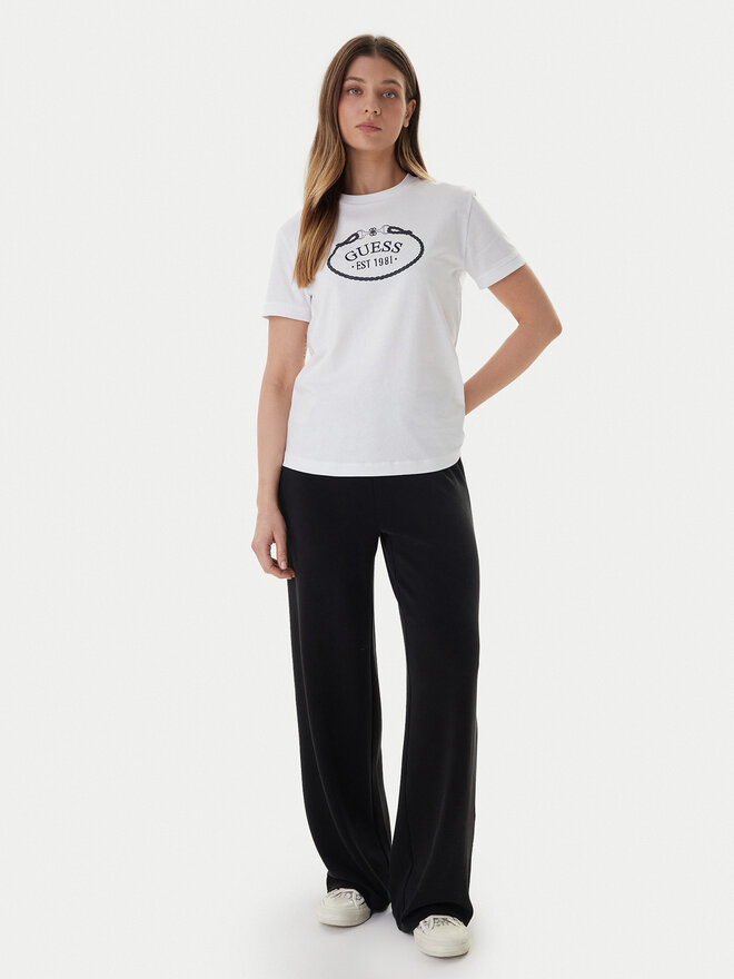 Guess Guess Футболка V6RI04 K8FQ4 Білий Regular Fit