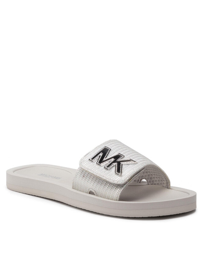 Chanclas MICHAEL Michael Kors Mk Slide 40T8MKFA3D Plata zapatos.es