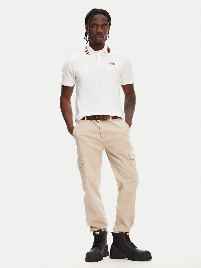Hunter Hunter Pólóing Noris SS HARM0037242 Fehér Regular Fit
