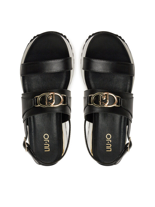 Liu Jo Sandále Liu Jo Maxi Wonder Sandal 30 BA5081 P0102 Čierna