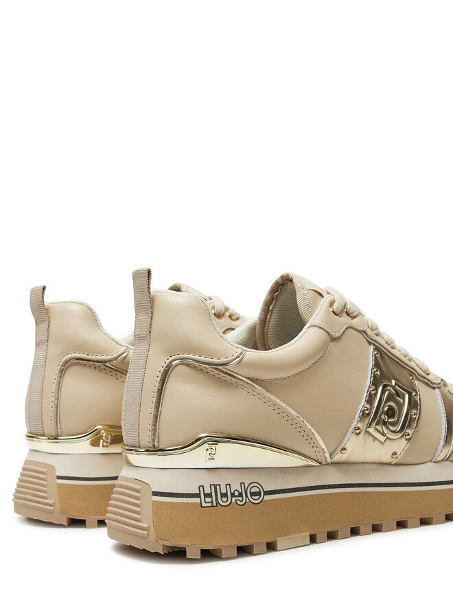 Liu Jo Sneakersy Liu Jo Maxi Wonder 71 BF4003 P0102 Béžová