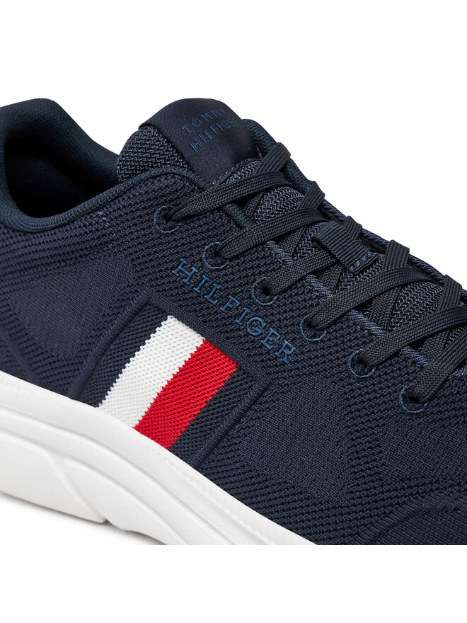 Tommy Hilfiger Сникърси Tommy Hilfiger Modern Runner Knit Evo Ess FM0FM05245 Тъмносин
