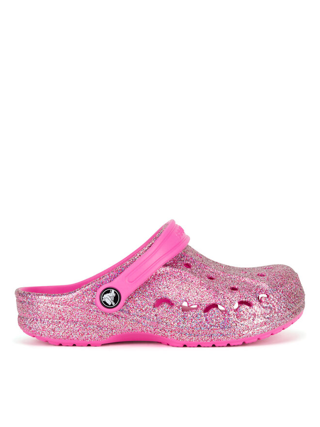 Crocs Şlapi Crocs BAYA GLITTER CLOG T 207014-7AA Roz