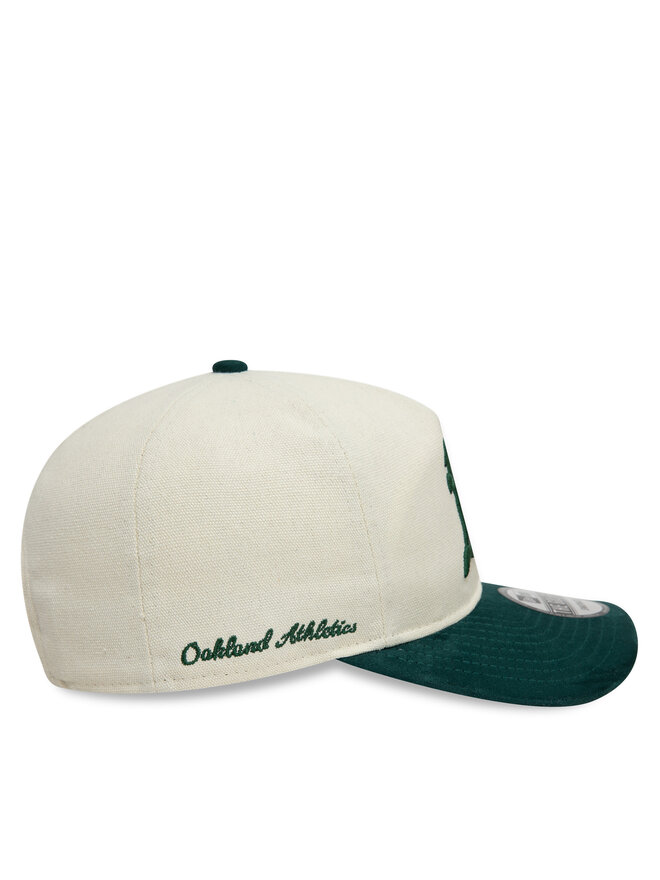 New Era Czapka z daszkiem New Era Script Oakland Athletics Golfer 60595252 Biały
