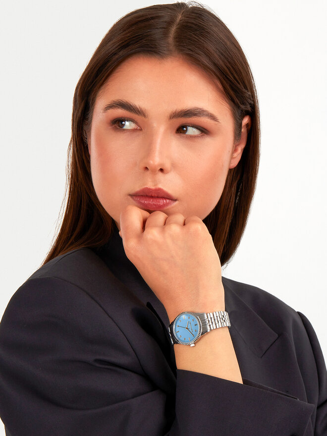 Trussardi Zegarek Trussardi R2453144511 Błękitny