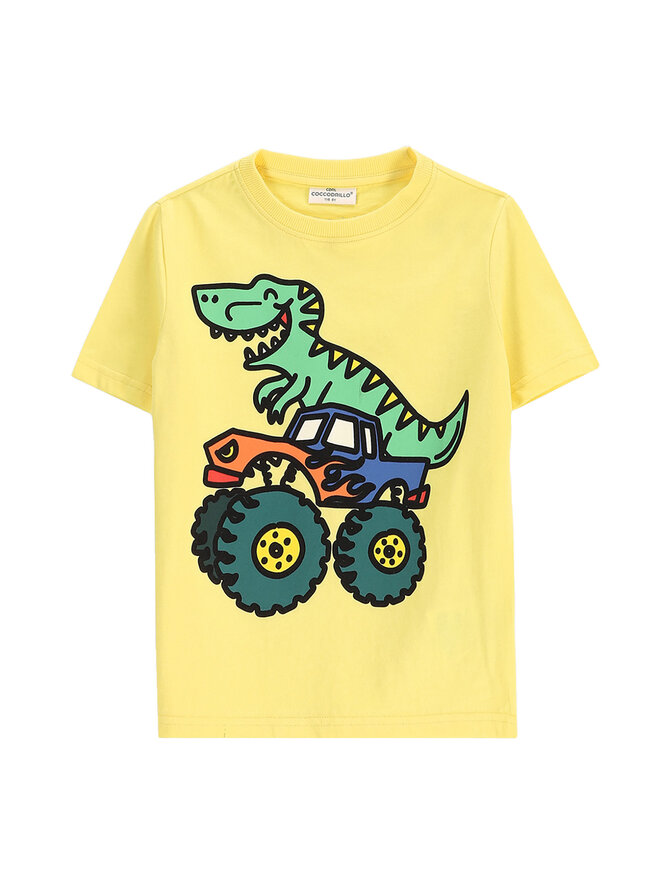 Coccodrillo Coccodrillo Camiseta WC5143211VBD Amarillo Regular Fit