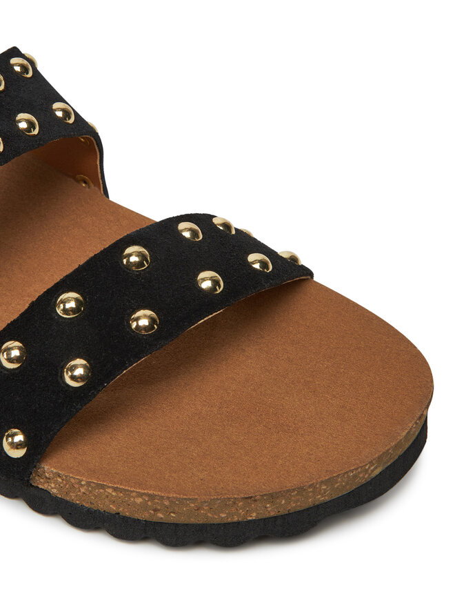 Pieces Chanclas Pieces Pcseluna Fotbed 17156836 Negro