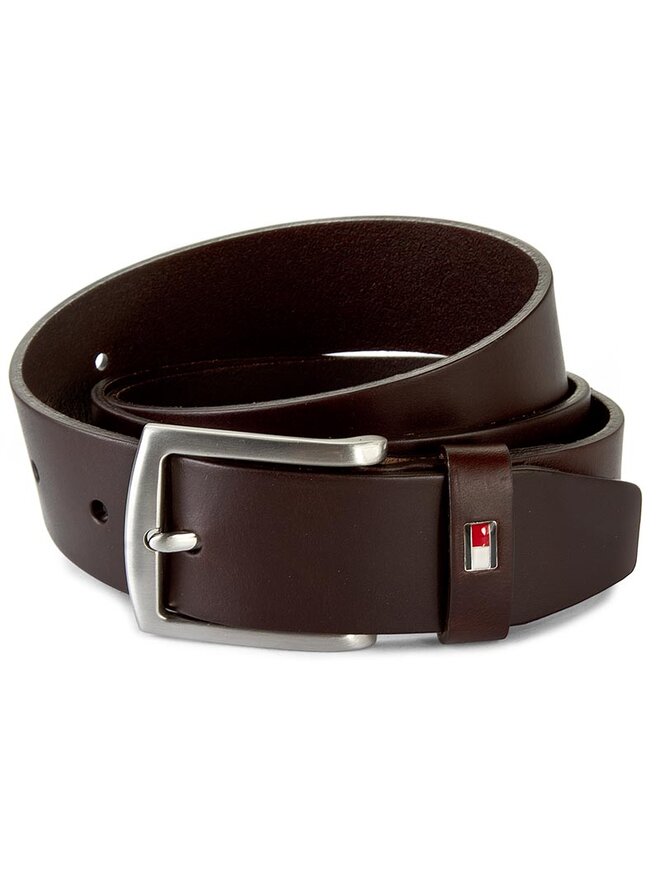 Tommy Hilfiger Herrengürtel Tommy Hilfiger New Denton 3.5 Belt E3578A1208 Braun