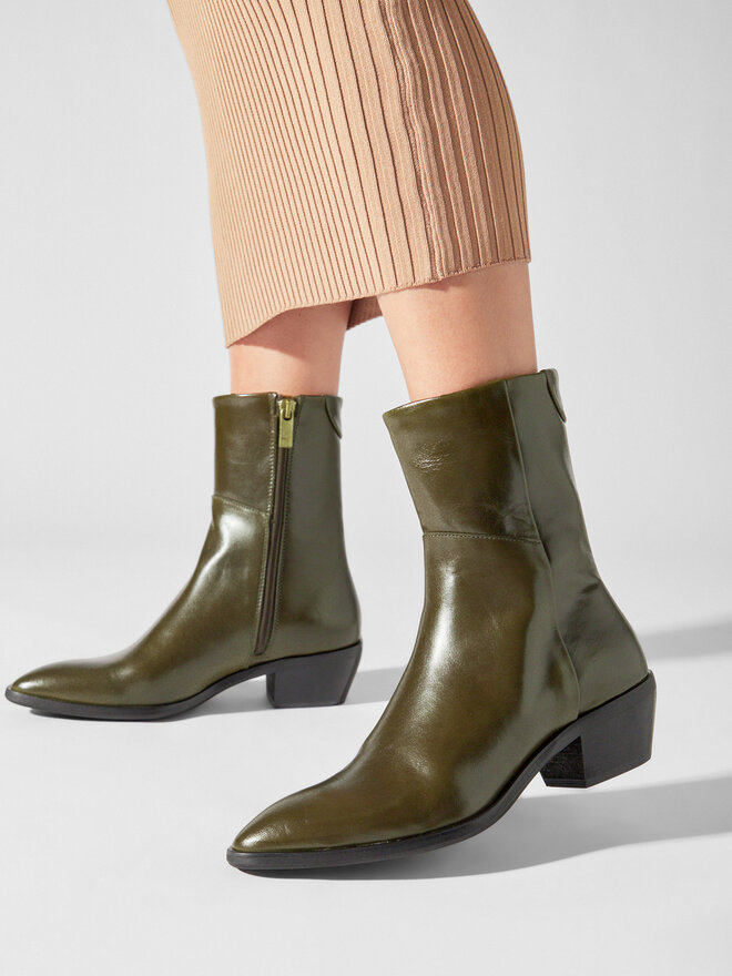 Gant Stiefeletten Gant St Broomly Mid Boot 27541375 Grün