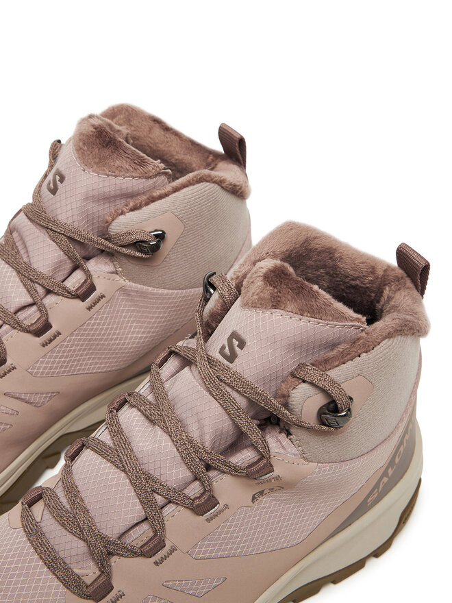 Salomon Trekkingi Salomon Outsnap Waterproof L47854100 Różowy