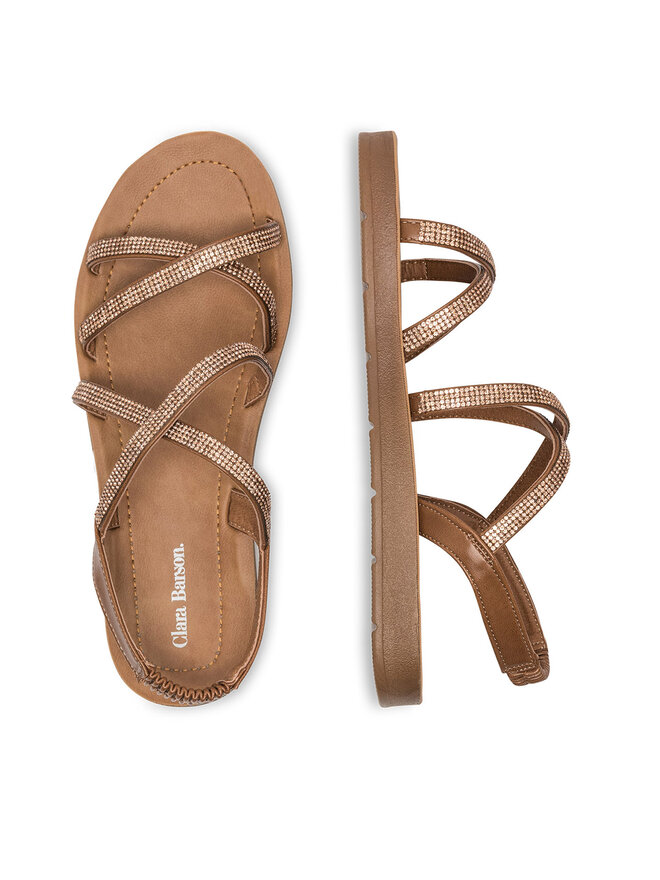 Clara Barson Sandalen Clara Barson WSS20401-13 Braun