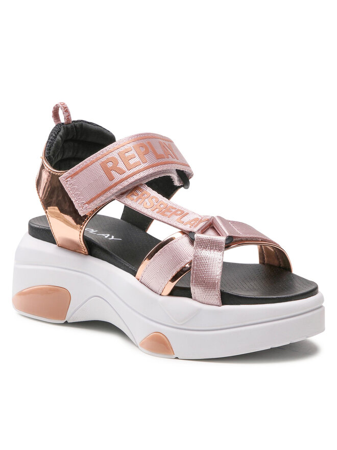 Sandali Replay Wellow GWS2E.000.C0006S Rosa escarpe