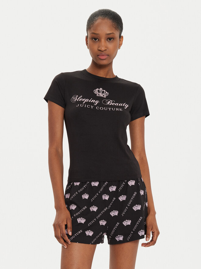 Juicy Couture Juicy Couture Pyjama Binky & Buzz JCLPJ224511 Schwarz Relaxed Fit