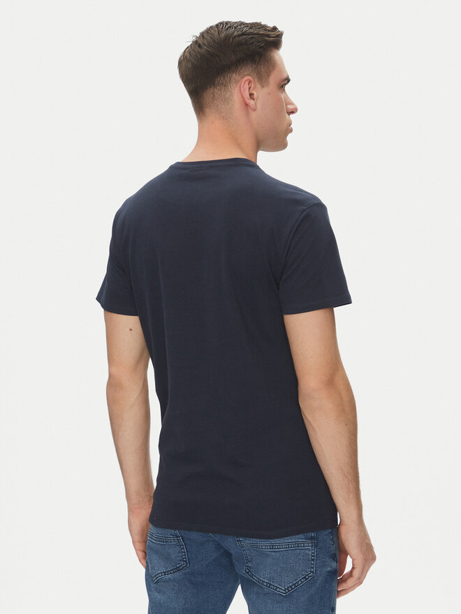 INDICODE INDICODE T-shirt Kloge 40-915 Tamnoplava Regular Fit