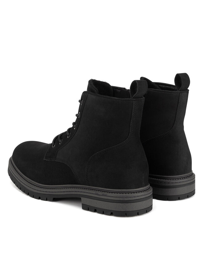 Lanetti Schnürschuhe Lanetti MYL8513-3 Schwarz