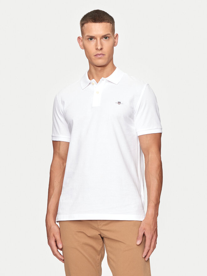 Gant Gant Pólóing Shield 2220 Fehér Slim Fit