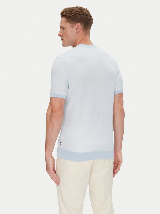BOSS BOSS Футболка Jianfranco 50537642 Блакитний Regular Fit