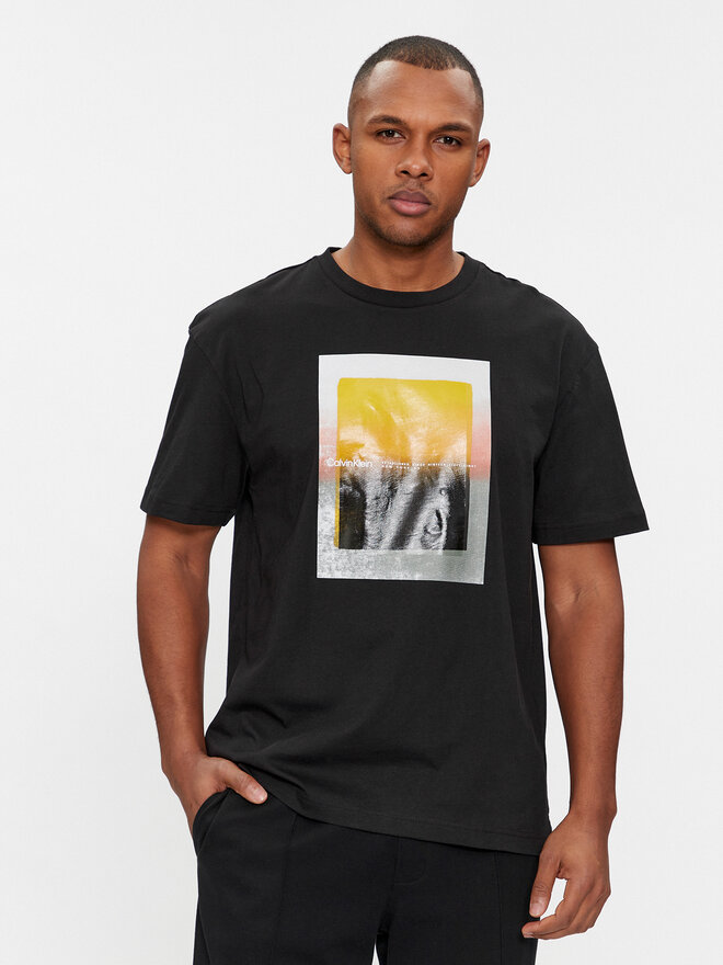 Calvin Klein Calvin Klein T-Shirt Sense Layer K10K112394 Μαύρο Regular Fit