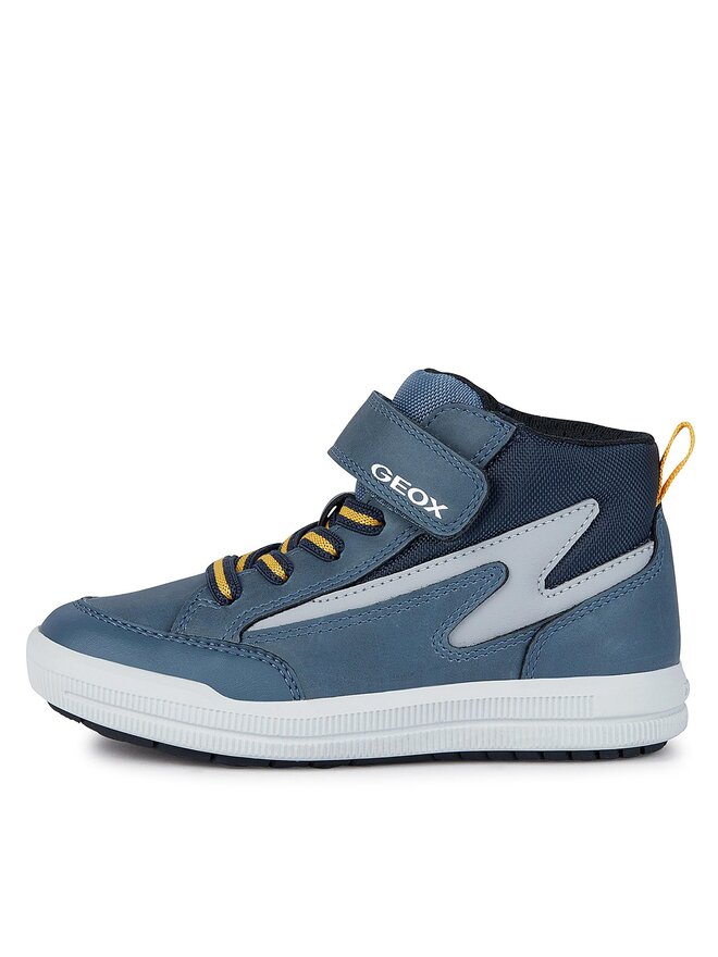 Geox J Arzach Boy D, Sneakers Niños, Negro, 31 EU
