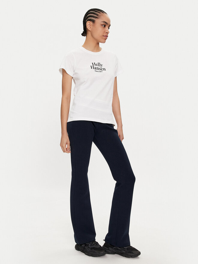 Helly Hansen Helly Hansen Marškinėliai W Core Graphic T-Shirt 54080 Balta Regular Fit