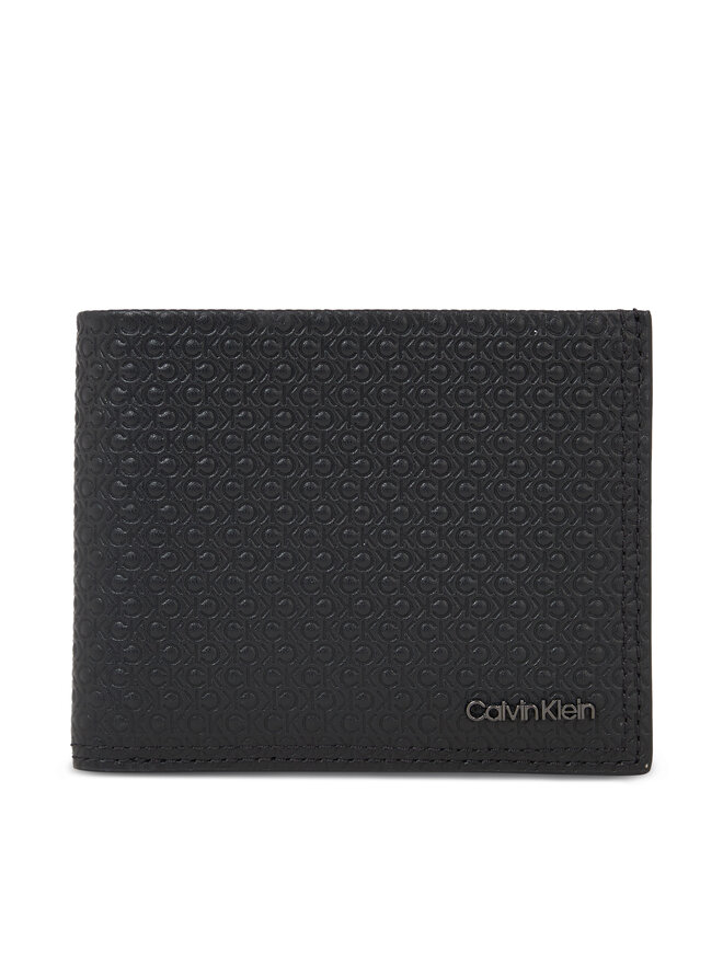 Calvin Klein Férfi pénztárca Calvin Klein Minimalism Bifold 5Cc W/Coin K50K510896 Fekete