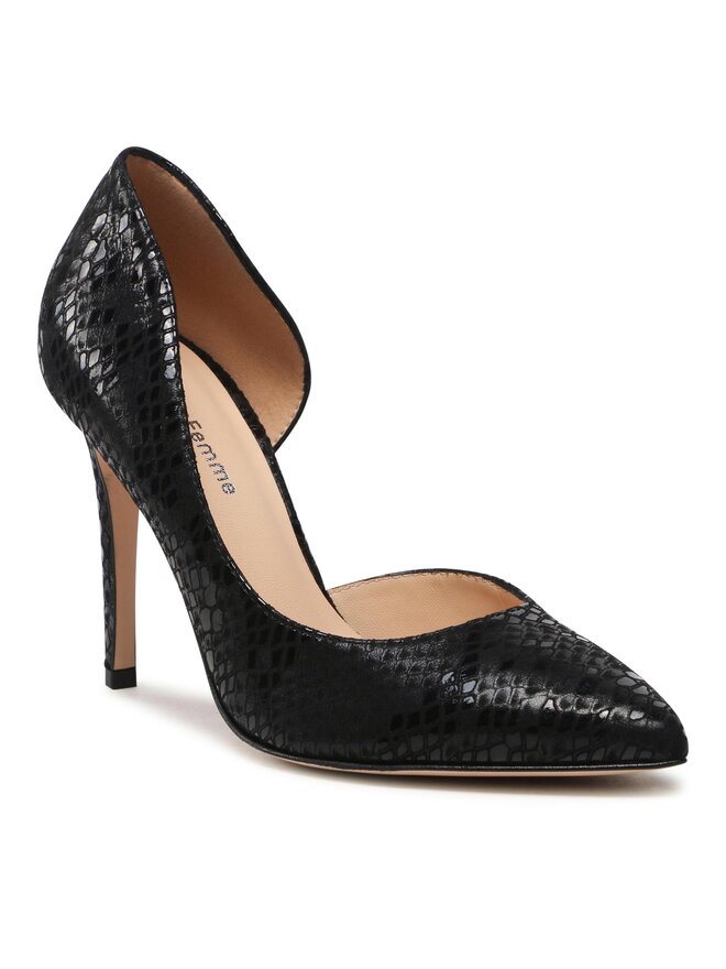 Solo Femme Lodičky Solo Femme 34278-A8-P26/000-04-00 Čierna