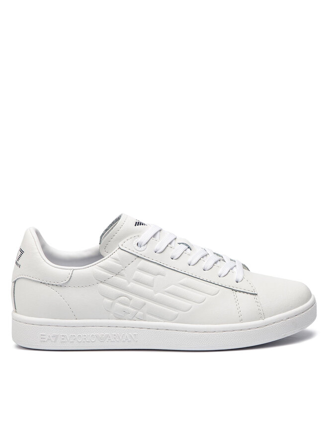 Emporio armani white sneakers discount