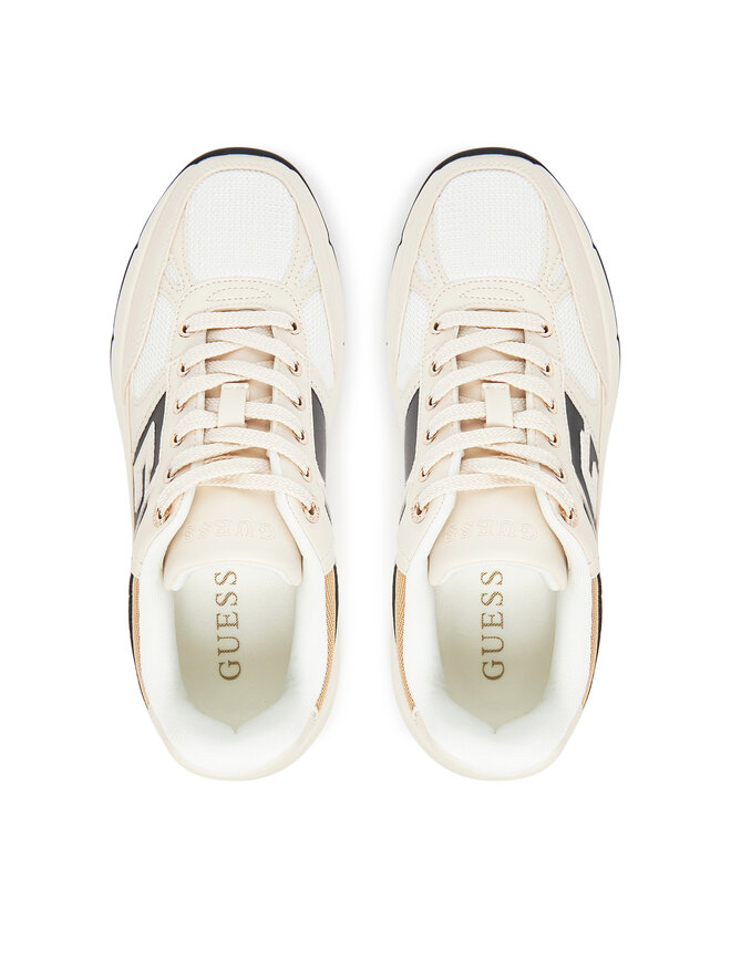 Guess Sneakersy Guess FLTFON FAB12 Écru
