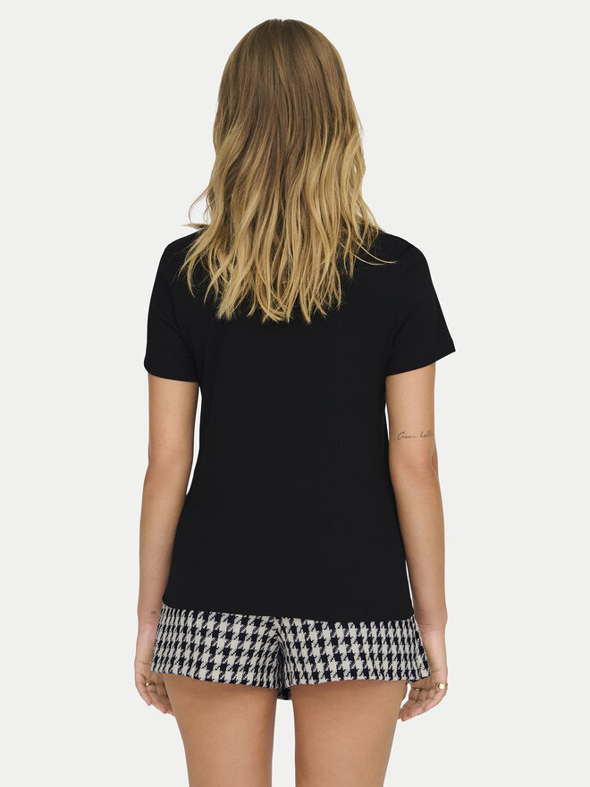ONLY ONLY Marškinėliai Kita 15332698 Juoda Regular Fit