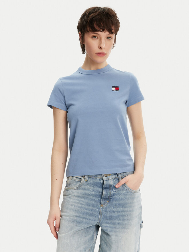 Tommy Jeans Tommy Jeans Marškinėliai DW0DW20153 Mėlyna Regular Fit