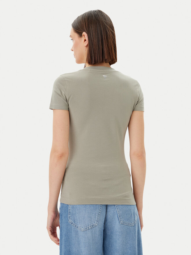 Guess Guess Marškinėliai W5GI10 J1314 Žalia Slim Fit