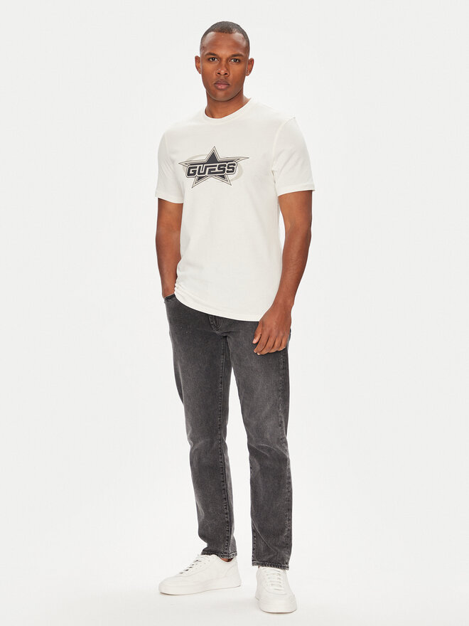 Guess Guess Marškinėliai Z5YI02 I3Z14 Balta Regular Fit