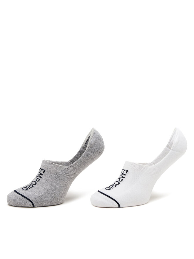 Emporio Armani Набір з 2 пар жіночих підслідників Emporio Armani 292315 4R227 01848 Кольоровий