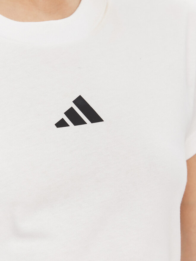 adidas adidas Marškinėliai Future Icons Small Logo Baby JE4001 Balta Slim Fit